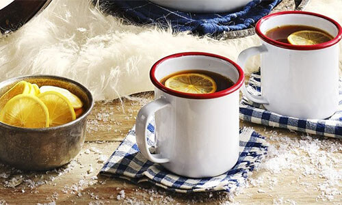 Warm Tea & Cider Punch Winter Drinks