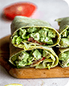 Chicken Pesto Spinach Wrap