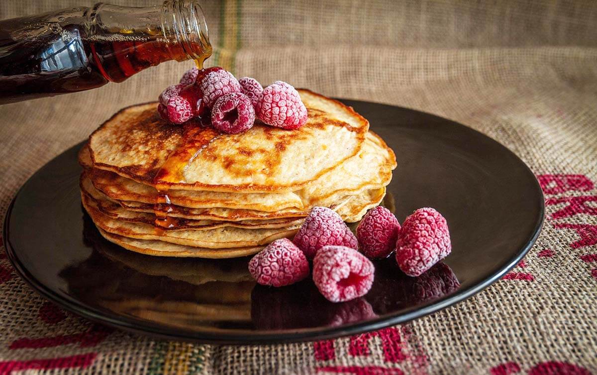 Healthy Breakfast ideas Whole Grain Pancakes