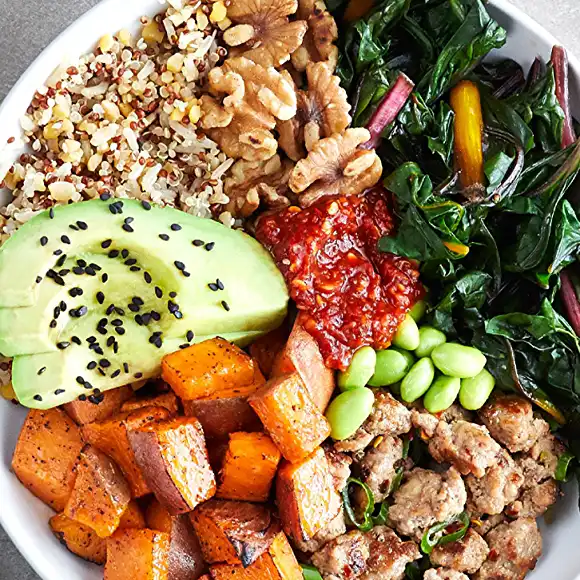 Turkey Chard Sweet Potato Bowl