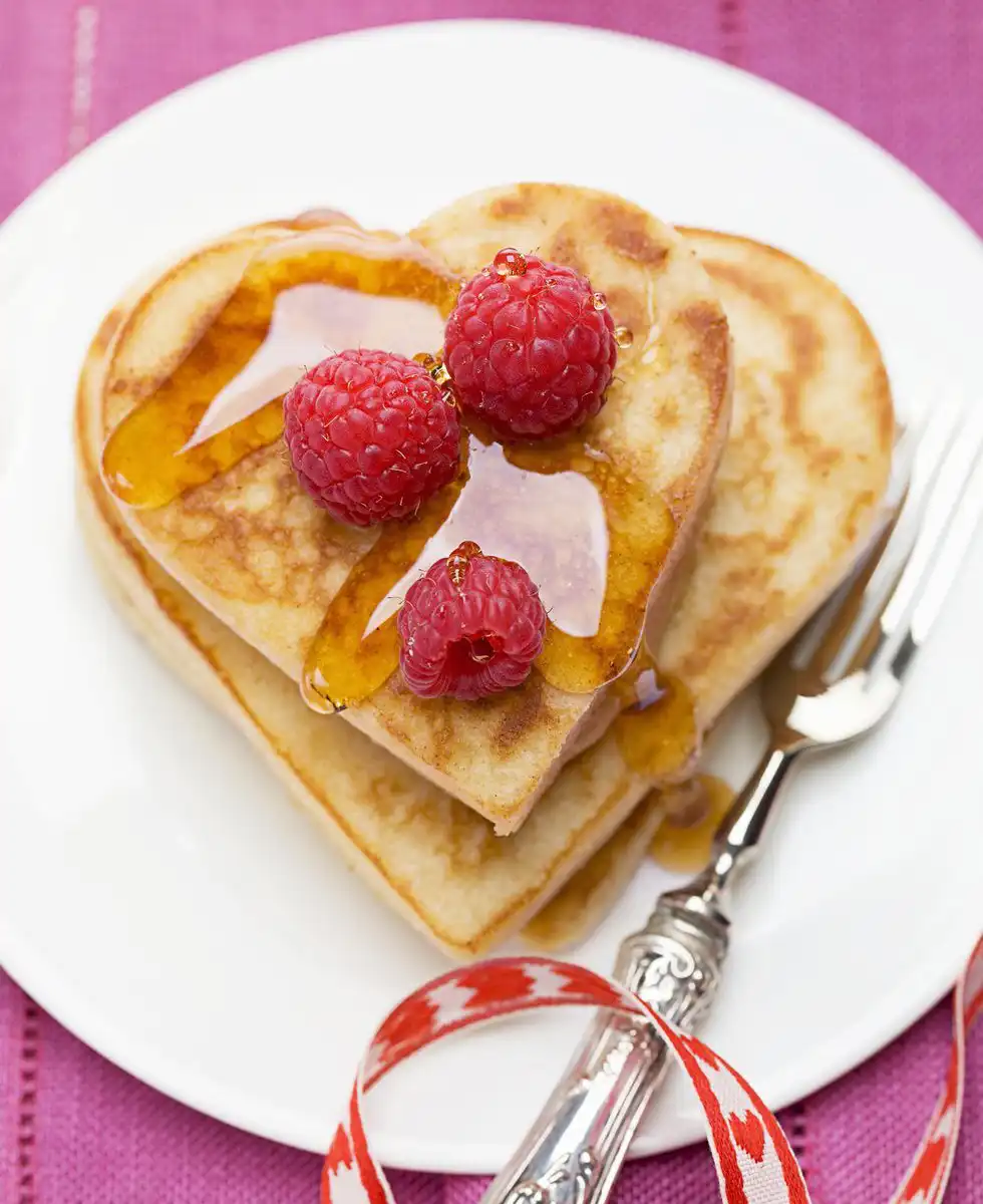 Heart Shaped Pancakes | Jane's Cafe Mission Valley