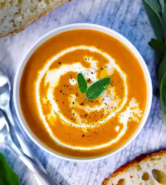 Harvest Pumpkin Soup with Thyme