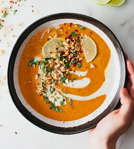 Sweet Potato and Coconut Soups for Fall